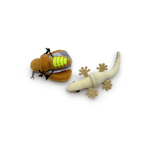 Load image into Gallery viewer, Gecko Getaway: "Wink" and “Gink” Finger Friends Plush Toys