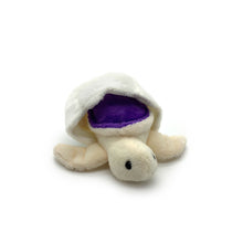 Load image into Gallery viewer, Happy Hatchlings: "Nibbles" Hatchling Turtle Plush Toy (purple)