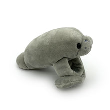 Load image into Gallery viewer, Manatee Magic: "Mini" Manatee Huggable Plush Toy (Grey)