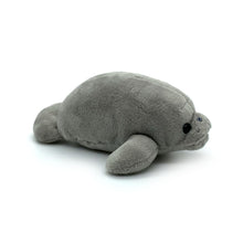 Load image into Gallery viewer, Manatee Magic: “Mini” Manatee Plush Toy (Grey)