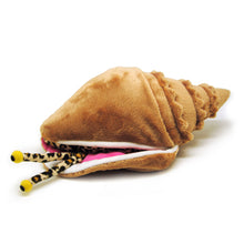 Load image into Gallery viewer, Calypso Conch: &quot;Calypso&quot; Conch Plush Toy with puppet pocket
