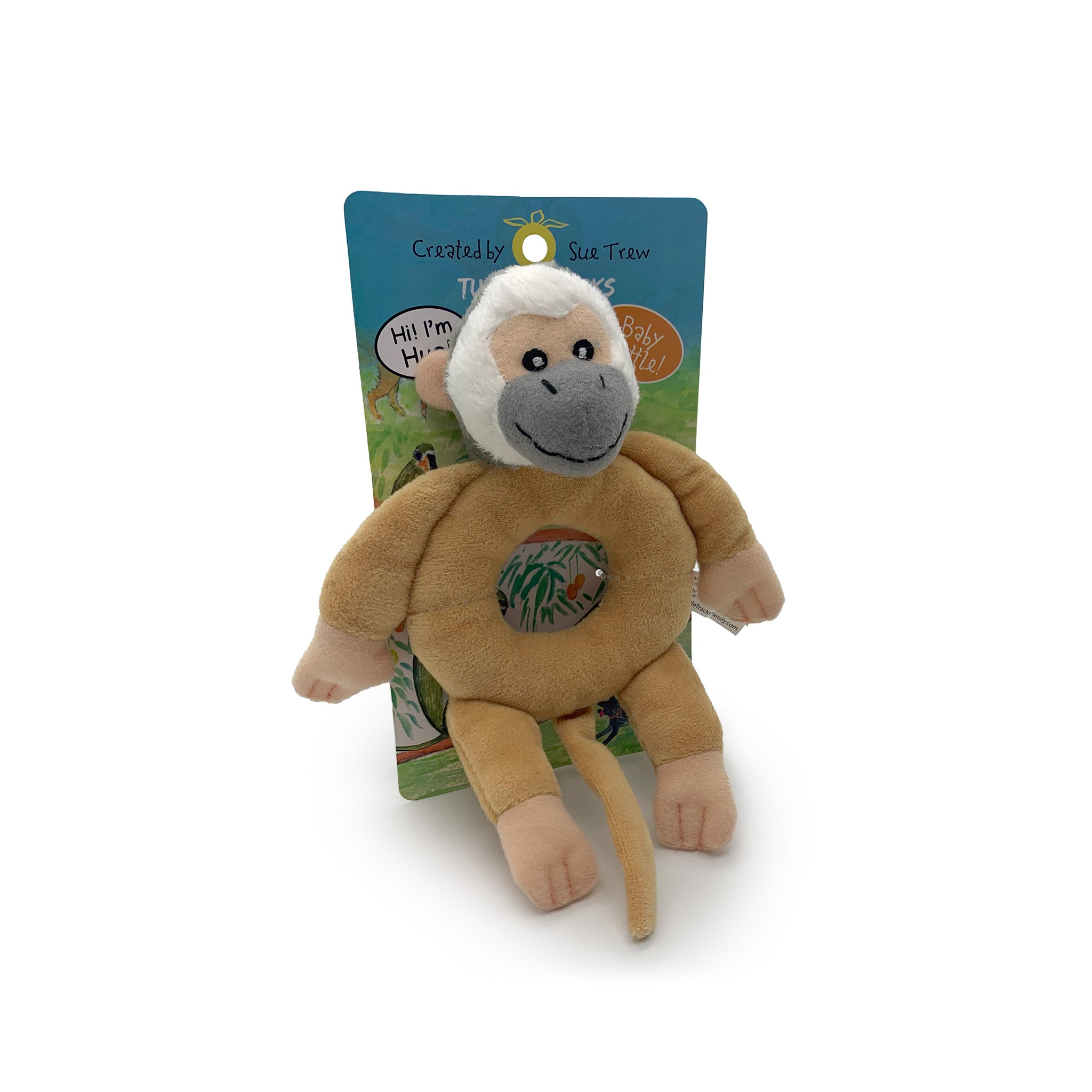 Monkey Mischief: “Hug” Monkey Baby Rattle