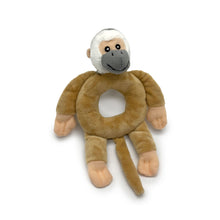 Load image into Gallery viewer, Monkey Mischief: “Hug” Monkey Baby Rattle
